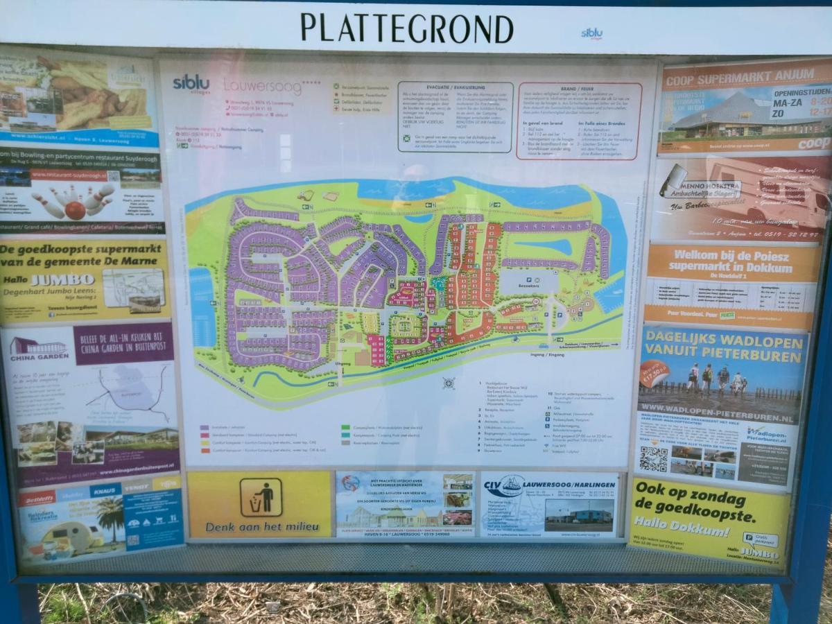 Bj Chalets - Robbengat 85 - Gezellige Chalet Op Vakantiepark Lauwersoog! Vroege Incheck! Met Airco! Bagian luar foto
